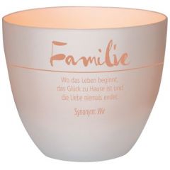 Windlicht LichterZeit "Familie"