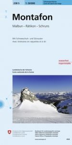 238S Montafon Schneesportkarte Bundesamt für Landestopografie swisstopo 9783302202389