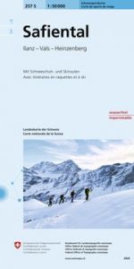 257S Safiental Schneesportkarte Bundesamt für Landestopografie swisstopo 9783302202570