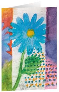 4250454725400 Blauer Frühling - Kunst-Faltkarten ohne Text (5 Stück)