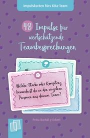 48 Impulse für wertschätzende Teambesprechungen Bartoli y Eckert, Petra 9783834664853