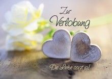 Zur Verlobung - Faltkarte