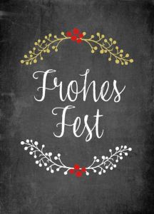 Postkarte - Frohes Fest