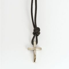 Kette mit Anhänger "Kreuz" - Edelstahl