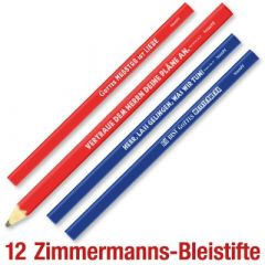 Spar-Paket: 12 Zimmermanns-Bleistifte