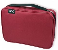 Bibeltasche XL "Fisch" - rot