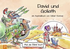 5er-Pack: Mal die Bibel bunt - David und Goliat Konrad, Volker 9783761565674