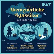 Abenteuerliche Klassiker - Die Hörspiel-Box. Die Schatzinsel, 20.000 Meilen unter dem Meer, Robinson Crusoe Verne, Jules/Stevenson, Robert Louis/Defoe, Daniel 9783742433411