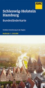 ADAC Bundesländerkarte Deutschland 01 Schleswig-Holstein, Hamburg 1:250.000  9783826423314