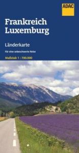 ADAC Länderkarte Frankreich, Luxemburg 1:700.000  9783826423352