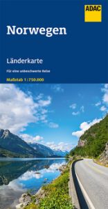 ADAC Länderkarte Norwegen 1:750.000  9783826426032