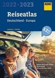 ADAC ReiseAtlas 2022/2023 Deutschland 1:200 000, Europa 1:4 500 000  9783826422676