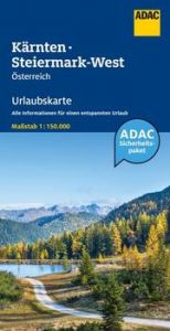 ADAC Urlaubskarte Österreich 04 Kärnten, Steiermark-West 1:150.000  9783826422829