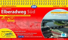 ADFC-Radreiseführer Elberadweg Süd 1:75.000 praktische Spiralbindung, reiß- und wetterfest, GPS-Tracks Download Steinbicker, Otmar 9783870737894
