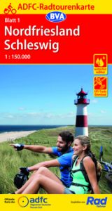 ADFC-Radtourenkarte 1 Nordfriesland/Schleswig 1:150.000, reiß- und wetterfest, GPS-Tracks Download Allgemeiner Deutscher Fahrrad-Club e V (ADFC)/BVA BikeMedia GmbH 9783969900895