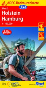 ADFC-Radtourenkarte 2 Holstein Hamburg 1:150.000, reiß- und wetterfest, GPS-Tracks Download Allgemeiner Deutscher Fahrrad-Club e V (ADFC)/BVA BikeMedia GmbH 9783969900765