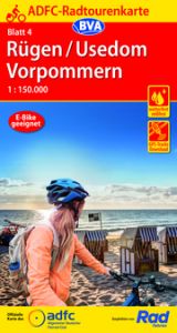 ADFC-Radtourenkarte 4 Rügen/Usedom Vorpommern 1:150.000, reiß- und wetterfest, GPS-Tracks Download Allgemeiner Deutscher Fahrrad-Club e V (ADFC)/BVA BikeMedia GmbH 9783969900673