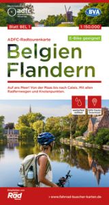 ADFC-Radtourenkarte BEL 1 Belgien Flandern, 1:150.000, reiß- und wetterfest, GPS-Tracks Download - E-Bike geeignet Allgemeiner Deutscher Fahrrad-Club e V (ADFC)/BVA BikeMedia GmbH 9783969900000