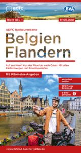 ADFC-Radtourenkarte BEL 1 Belgien Flandern 1:150.000, reiß- und wetterfest, E-Bike geeignet, GPS-Tracks Download Allgemeiner Deutscher Fahrrad-Club e V (ADFC)/BVA BikeMedia GmbH 9783969901892