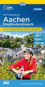 ADFC-Regionalkarte Aachen Dreiländereck, 1:75.000, reiß- und wetterfest, mit kostenlosem GPS-Download der Touren via BVA-website oder Karten-App Allgemeiner Deutscher Fahrrad-Club e V (ADFC)/BVA BikeMedia GmbH 9783969901779