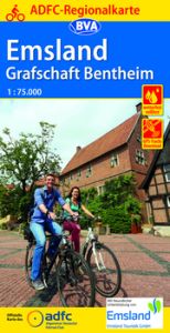ADFC-Regionalkarte Emsland Grafschaft Bentheim mit Tagestouren-Vorschlägen, 1:75.000, reiß- und wetterfest, GPS-Tracks Download Allgemeiner Deutscher Fahrrad-Club e V (ADFC)/BVA BikeMedia GmbH 9783870738860
