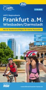 ADFC-Regionalkarte Frankfurt a. M. Wiesbaden/Darmstadt, 1:50.000, mit Tagestourenvorschlägen, reiß- und wetterfest, E-Bike-geeignet, GPS-Tracks-Download Allgemeiner Deutscher Fahrrad-Club e V (ADFC)/BVA BikeMedia GmbH 9783969901762