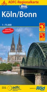 ADFC-Regionalkarte Köln/Bonn 1:75.000, reiß- und wetterfest, GPS-Tracks Download Allgemeiner Deutscher Fahrrad-Club e V (ADFC)/BVA BikeMedia GmbH 9783870738792