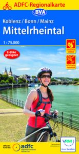 ADFC-Regionalkarte Koblenz/Bonn/Mainz Mittelrheintal, 1:75.000, mit Tagestourenvorschlägen, reiß- und wetterfest, E-Bike-geeignet, GPS-Tracks-Download Allgemeiner Deutscher Fahrrad-Club e V (ADFC)/BVA BikeMedia GmbH 9783969900215