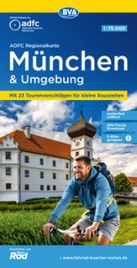 ADFC-Regionalkarte München und Umgebung, 1:75.000, mit Tagestourenvorschlägen, reiß- und wetterfest, E-Bike-geeignet, GPS-Tracks Download Allgemeiner Deutscher Fahrrad-Club e V (ADFC)/BVA BikeMedia GmbH 9783969902523