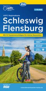 ADFC-Regionalkarte Schleswig Flensburg, 1:75.000, mit Tagestourenvorschlägen, reiß- und wetterfest, E-Bike-geeignet, GPS-Tracks Download Allgemeiner Deutscher Fahrrad-Club e V (ADFC)/BVA BikeMedia GmbH 9783969902349