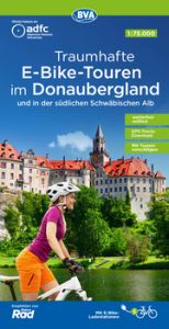 ADFC-Regionalkarte Traumhafte E-Bike-Touren im Donaubergland, 1:75.000, mit Tagestourenvorschlägen, reiß- und wetterfest, GPS-Tracks Download Allgemeiner Deutscher Fahrrad-Club e V (ADFC)/BVA BikeMedia GmbH 9783969900536