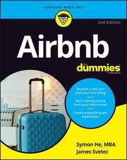 Airbnb For Dummies He, Symon/Svetec, James 9781394154630
