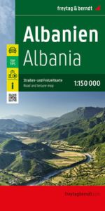 Albanien, Straßen- und Freizeitkarte 1:150.000  9783707922202