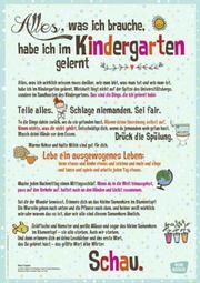 Alles, was ich brauche, habe ich im Kindergarten gelernt  9783769822373