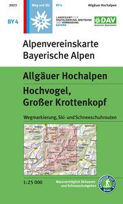 Allgäuer Hochalpen, Hochvogel, Krottenkopf Deutscher Alpenverein e V/Landesamt für Digitalisierung Breitband und  9783948256296