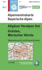 Allgäuer Voralpen Ost, Grünten, Wertacher Hörnle Deutscher Alpenverein e V/Landesamt für Digitalisierung Breitband und  9783948256388