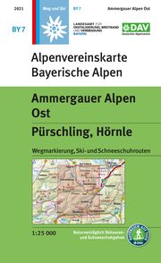 Ammergauer Alpen Ost, Pürschling, Hörnle Deutscher Alpenverein e V/Landesamt für Digitalisierung Breitband und  9783948256159
