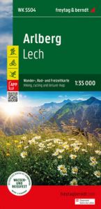 Arlberg, Wander-, Rad- und Freizeitkarte 1:35.000, freytag & berndt, WK 5504  9783707923407