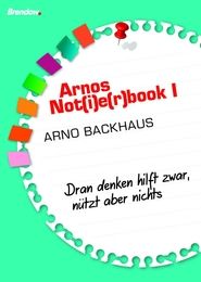 Arnos Not(i)erbook I Backhaus, Arno 9783865064066