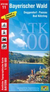 ATK100-11 Bayerischer Wald Landesamt für Digitalisierung Breitband und Vermessung Bayern 9783899336979