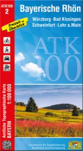 ATK100-2 Bayerische Rhön Landesamt für Digitalisierung Breitband und Vermessung Bayern 9783899336887