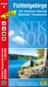 ATK100-4 Fichtelgebirge Landesamt für Digitalisierung Breitband und Vermessung Bayern 9783899336900