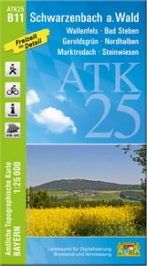 ATK25-B11 Schwarzenbach a.Wald Landesamt für Digitalisierung Breitband und Vermessung Bayern 9783899338485