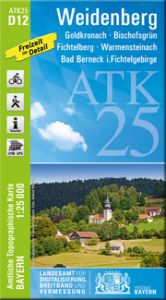 ATK25-D12 Weidenberg Landesamt für Digitalisierung Breitband und Vermessung Bayern 9783899337341