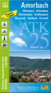 ATK25-F01 Amorbach Landesamt für Digitalisierung Breitband und Vermessung Bayern 9783899339413
