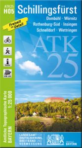 ATK25-H05 Schillingsfürst Landesamt für Digitalisierung Breitband und Vermessung Bayern 9783899333855