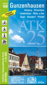 ATK25-I08 Gunzenhausen Landesamt für Digitalisierung Breitband und Vermessung Bayern 9783899337181
