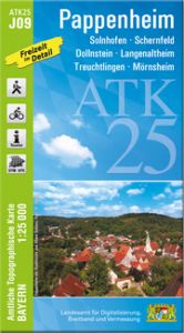 ATK25-J09 Pappenheim Landesamt für Digitalisierung Breitband und Vermessung Bayern 9783899338492