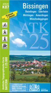 ATK25-K07 Bissingen Landesamt für Digitalisierung Breitband und Vermessung Bayern 9783899335422