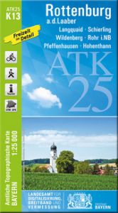 ATK25-K13 Rottenburg a.d.Laaber Landesamt für Digitalisierung Breitband und Vermessung Bayern 9783899336559